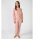 PIJAMA MUJER LISO TERCIOPELO MASSANA