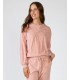 PIJAMA MUJER LISO TERCIOPELO MASSANA