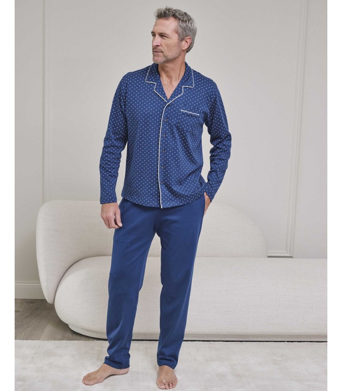 PIJAMA HOMBRE PUNTO ABIERTO MASSANA