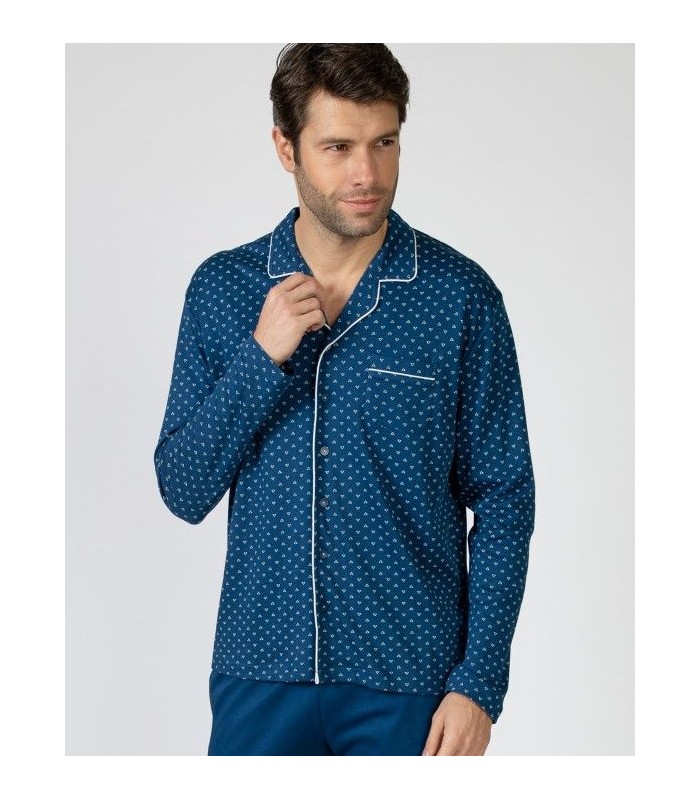 PIJAMA HOMBRE PUNTO ABIERTO MASSANA