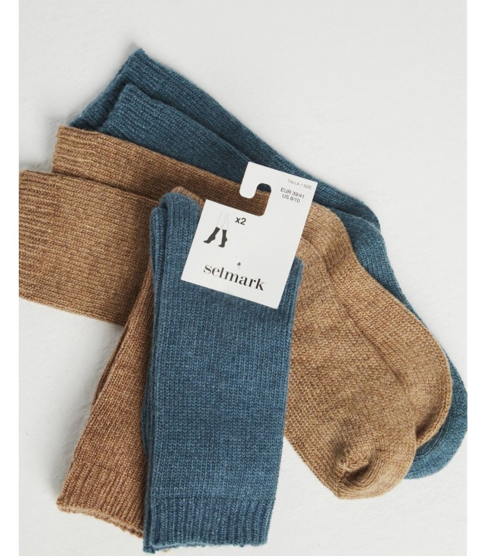 PACK DOS PARES CALCETINES MUJER SELMARK