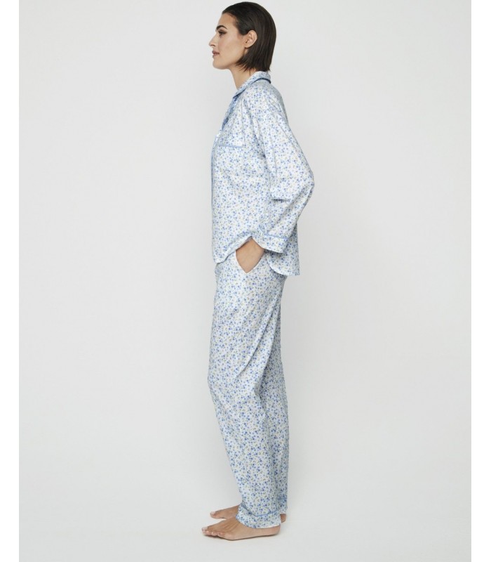 PIJAMA MUJER ABIERTO FLOWERS SELMARK