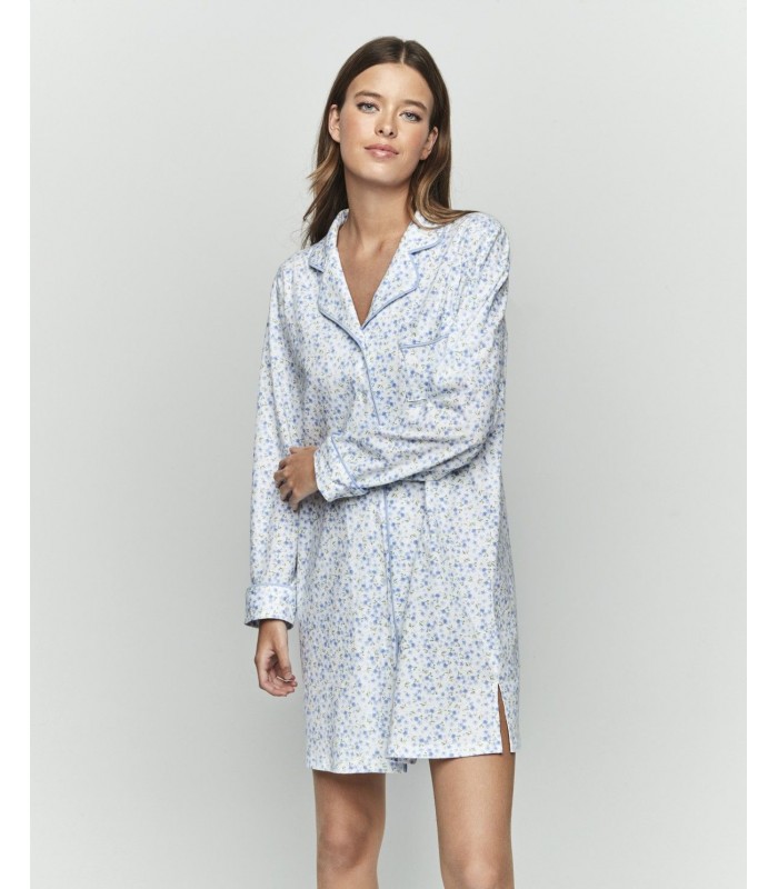 CAMISÓN MUJER ABIERTO FLOWERS SELMARK