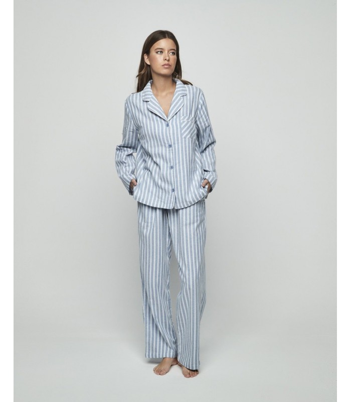 PIJAMA MUJER CAMISERO OXFORD SELMARK