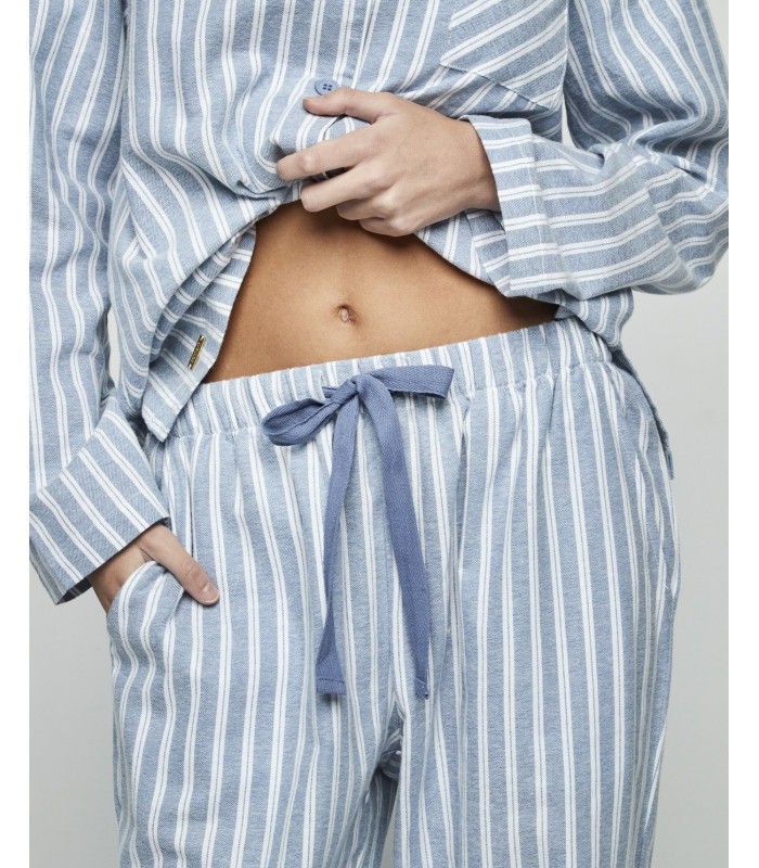 PIJAMA MUJER CAMISERO OXFORD SELMARK