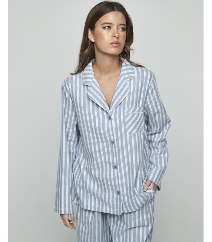 PIJAMA MUJER CAMISERO OXFORD SELMARK