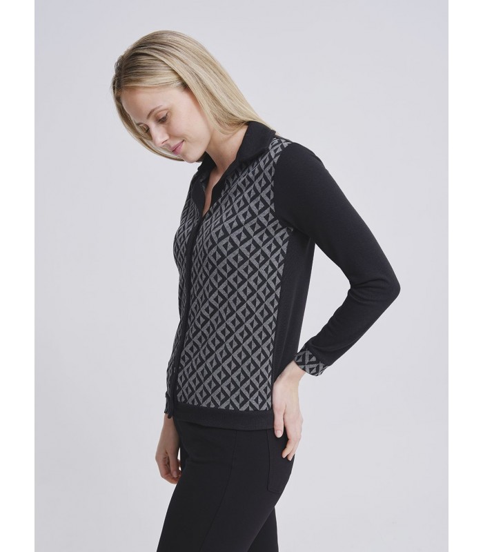 BLUSA MUJER ABIERTA ESTAMPADA AZAY