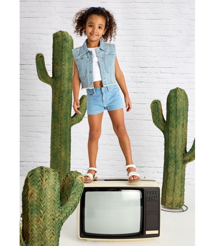 SHORT DENIM BÁSICO NIÑA MAYORAL
