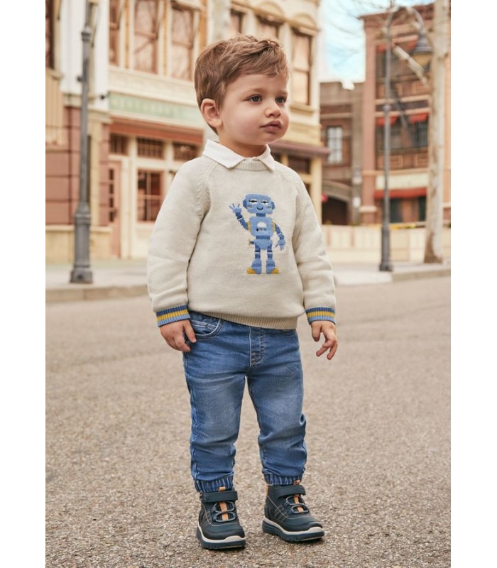 PANTALÓN JOGGER SOFT DENIM BEBE NIÑO MAYORAL