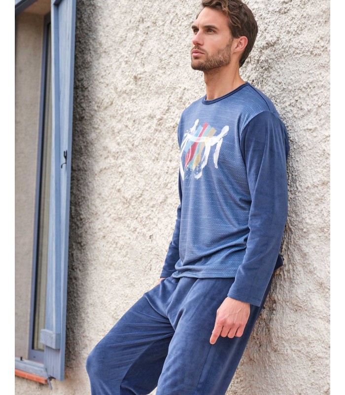 PIJAMA HOMBRE MICROCORALINA MASSANA
