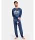 PIJAMA HOMBRE MICROCORALINA MASSANA