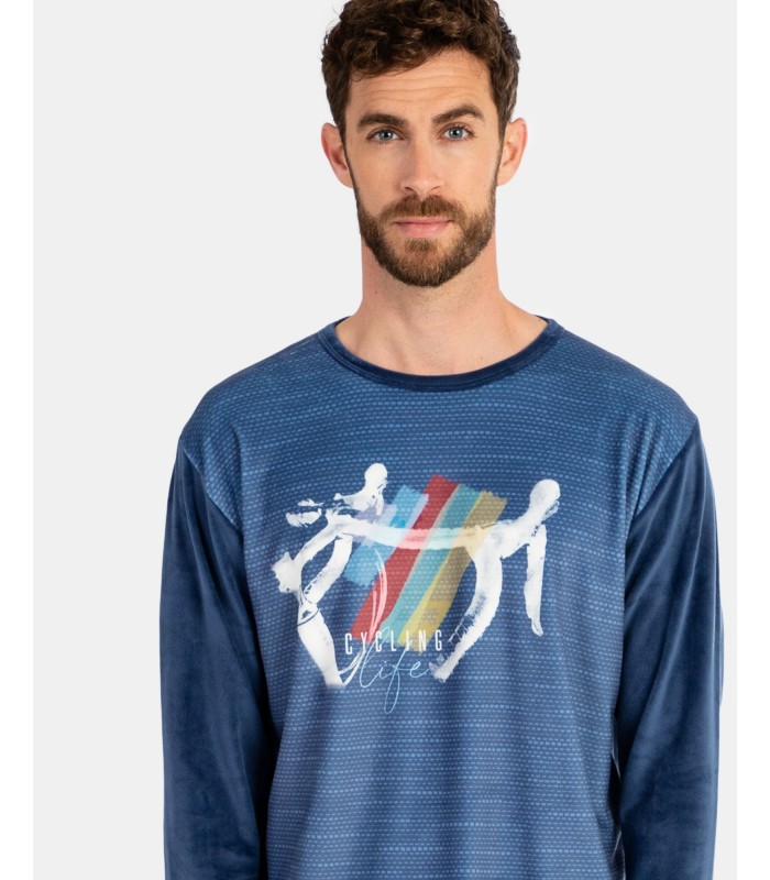 PIJAMA HOMBRE MICROCORALINA MASSANA