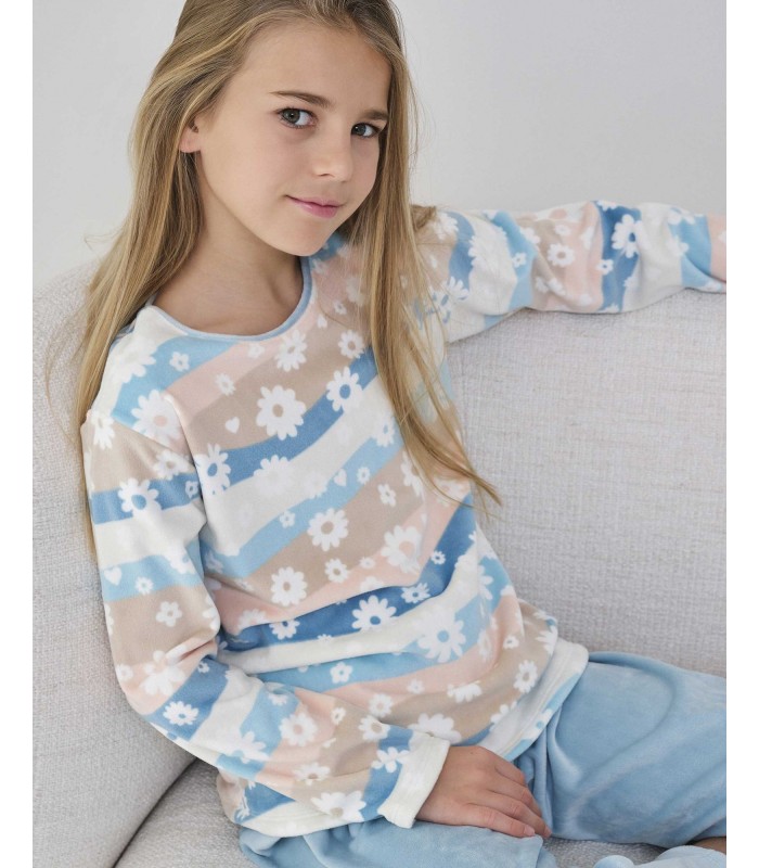PIJAMA NIÑA FLORES MASSANA