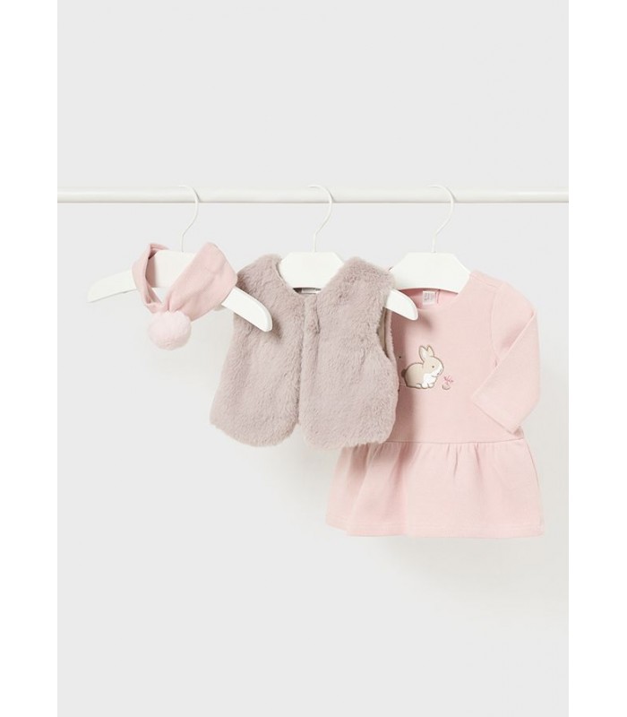 VESTIDO CHALECO BEBE NIÑA MAYORAL