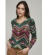 CAMISETA MUJER RAYAS AZAY