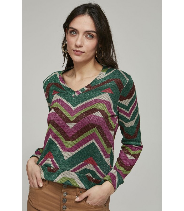 CAMISETA MUJER RAYAS AZAY