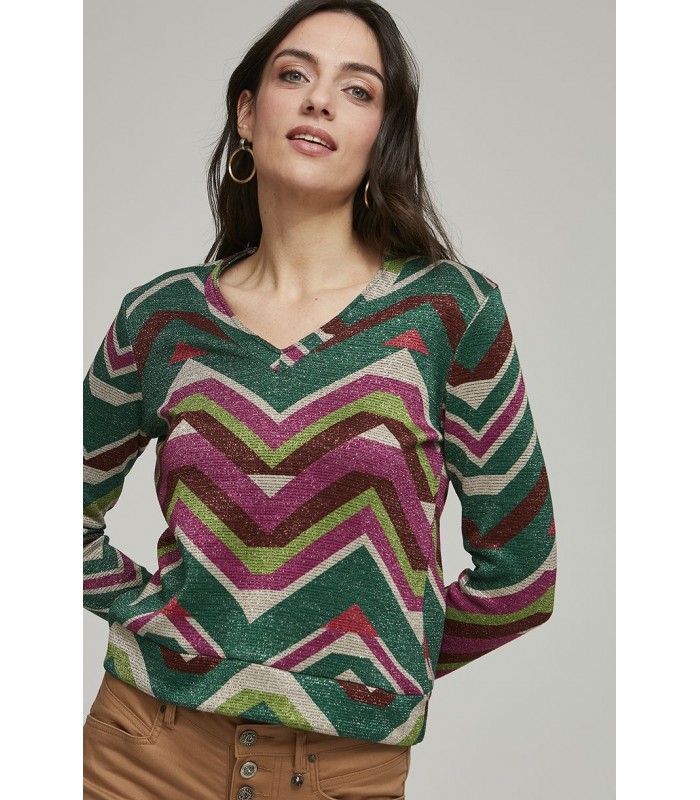 CAMISETA MUJER RAYAS AZAY