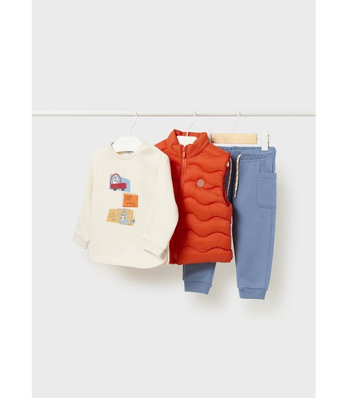 CONJUNTO BEBE NIÑO CHALECO MAYORAL