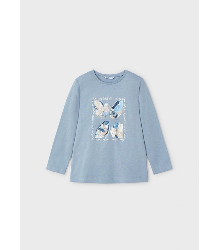 CAMISETA NIÑA SHOES MAYORAL