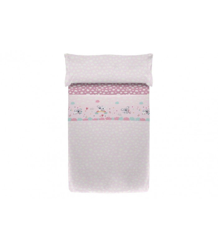JUEGO SÁBANAS INFANTIL BILO ROSA MANTEROL