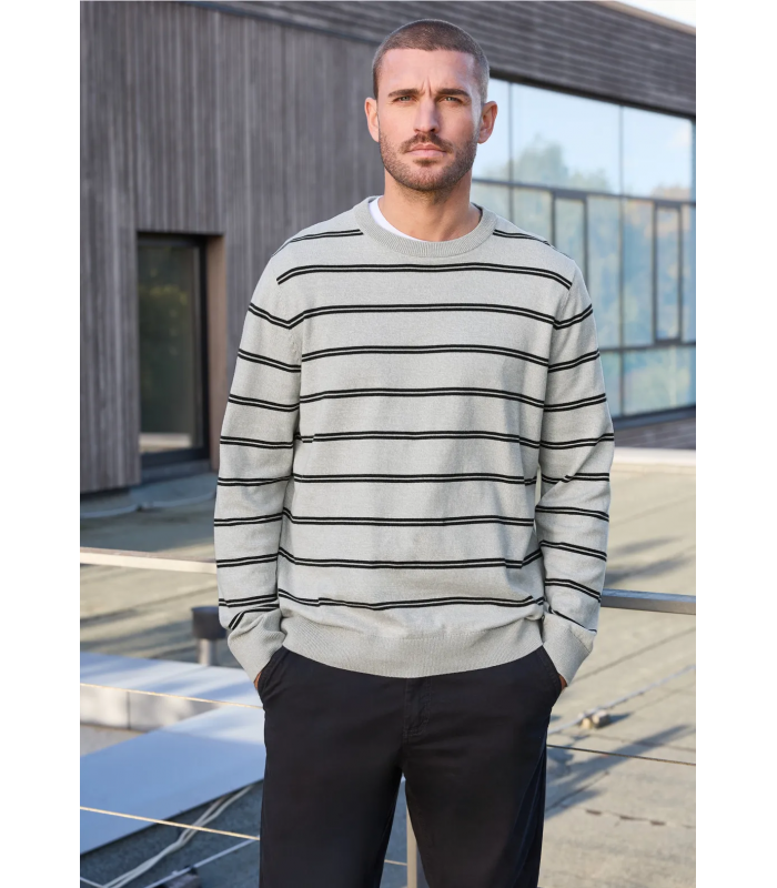SUÉTER BÁSICO RAYAS HOMBRE STREET ONE