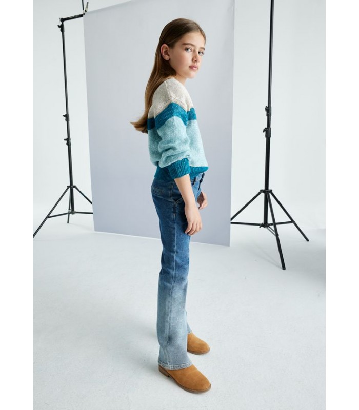 JEANS NIÑA CROPPED FLARED MAYORAL