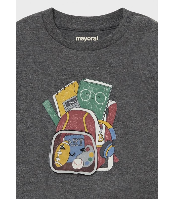 CAMISETA BEBE NIÑO MOCHILA MAYORAL