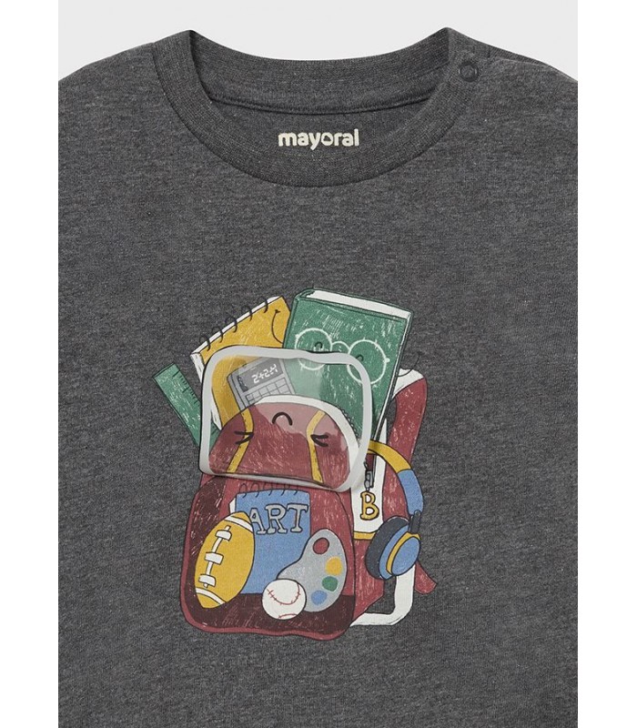 CAMISETA BEBE NIÑO MOCHILA MAYORAL