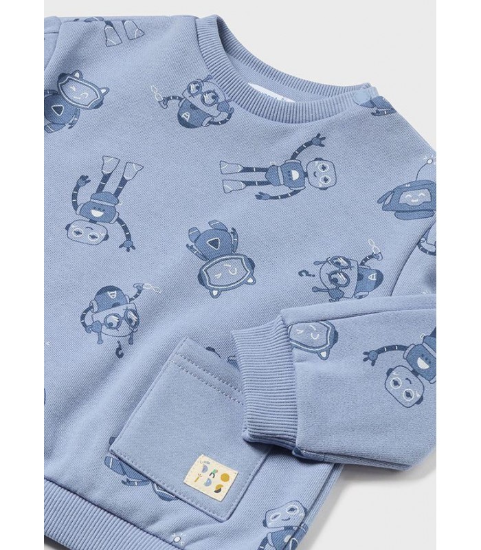 SUDADERA BEBE NIÑO ROBOTS MAYORAL