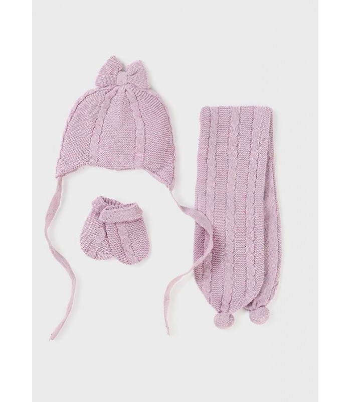 CONJUNTO GORRO MANOPLAS Y BUFANDA