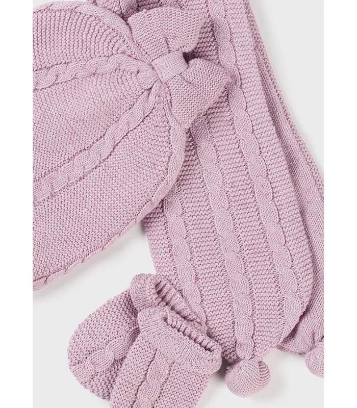 CONJUNTO GORRO MANOPLAS Y BUFANDA