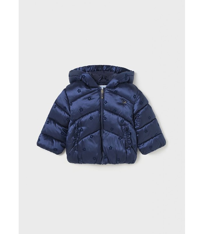 CHAQUETÓN BEBE NIÑA FLOCADO MAYORAL