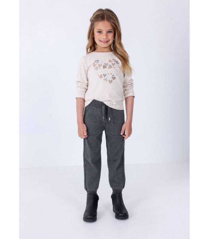 PANTALÓN JOGGER TRICOT NIÑA MAYORAL