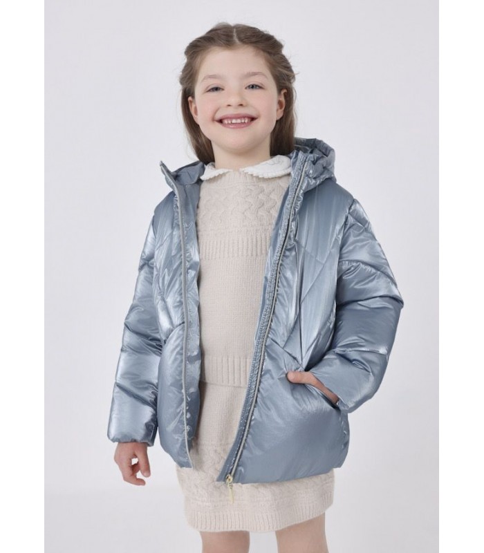 CHAQUETÓN METALIZADO NIÑA MAYORAL