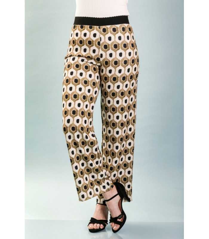 PANTALÓN ANCHO ESTAMPADO GOMA ELÁSTICA WALTRON