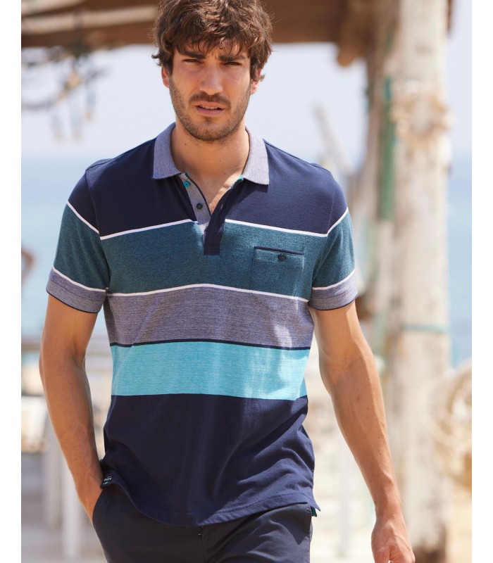 POLO HOMBRE BLOQUES MASSANA