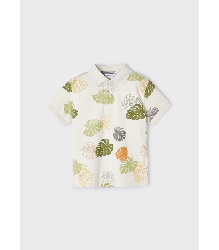 POLO NIÑO ESTAMPADO HOJAS MAYORAL