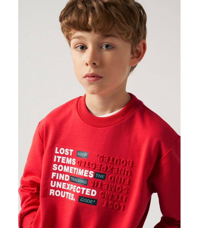 SUDADERA NIÑO KEEP THE TRACKING