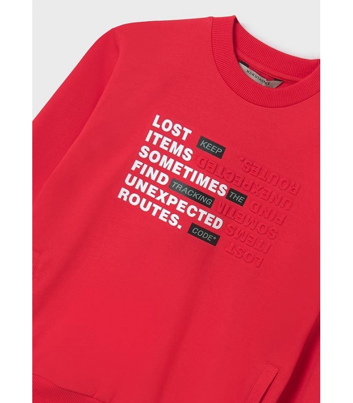 SUDADERA NIÑO KEEP THE TRACKING