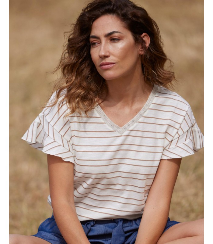 CAMISETA MUJER RAYAS MASSANA