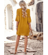 VESTIDO LISO MUJER NARA