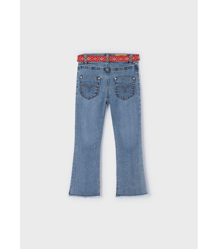 JEANS CON CINTURÓN NIÑA MAYORAL