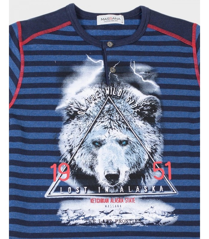 PIJAMA NIÑO LOBO MASSANA