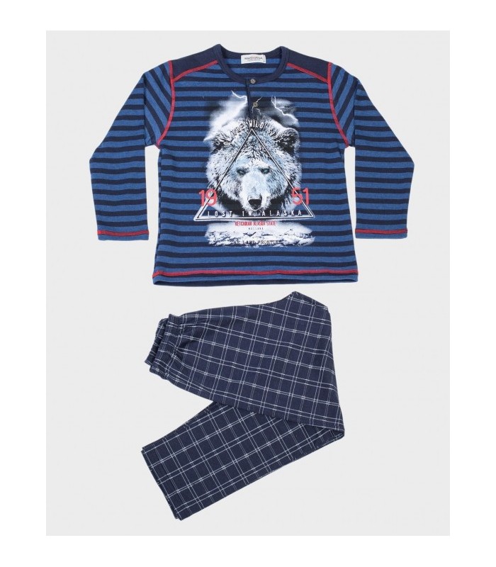 PIJAMA NIÑO LOBO MASSANA
