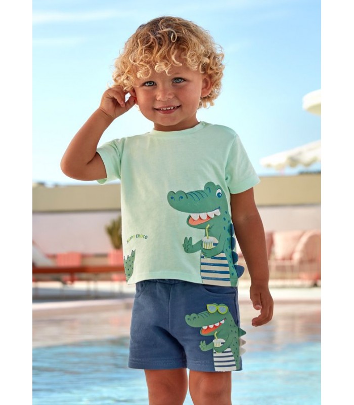 PANTALÓN CORTO PUNTO BEBE NIÑO MAYORAL