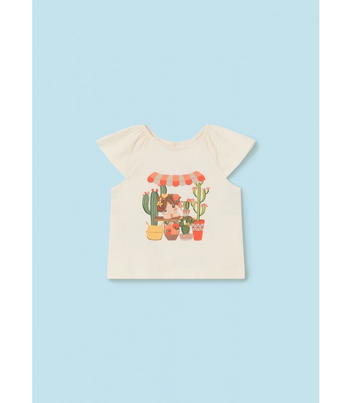CONJUNTO TRES PIEZAS CACTUS BEBE NIÑA MAYORAL