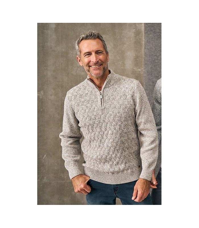 JERSEY HOMBRE SEMI CISNE CREMALLERA DARIO BELTRAN