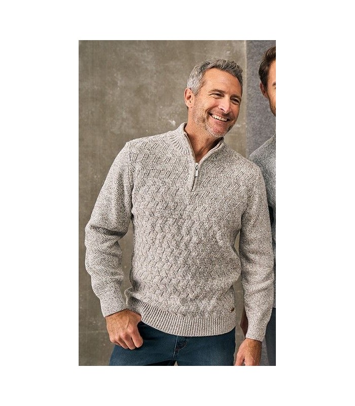 JERSEY HOMBRE SEMI CISNE CREMALLERA DARIO BELTRAN