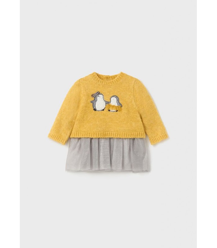 VESTIDO BEBÉ NIÑA PINGUINO MAYORAL