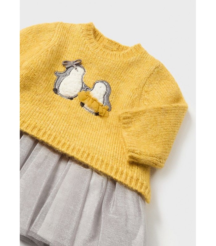 VESTIDO BEBÉ NIÑA PINGUINO MAYORAL